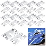 Das Paket beinhaltet: Sie erhalten 60 Stück x Photovoltaik-PV-Erdungsclips in der Größe von 50 x 28 mm/1,97 x 1,1 Zoll, genug, um Ihre täglichen Gebrauchsanforderungen zu erfüllen.