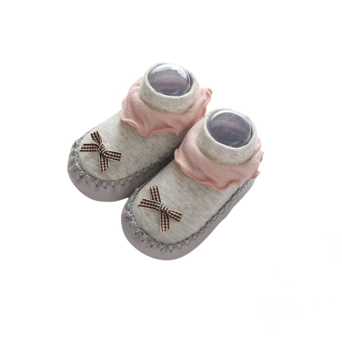 syga Baby shoes for 18-36 Month, Non Slip with Lace Bow Pattern, Cotton shoes for new born infant baby-picture-48