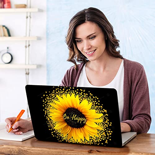 Image of DINKY Laptop Skin Sticker Decal, 12 inch 13 inch 13.3 inch 14 inch 15 inch 15.4 inch 15.6 inch Laptop Universal Reusable Vinyl Skin Stickers Cover Art Decal Notebook PC Personalized Protector-Sunflower
