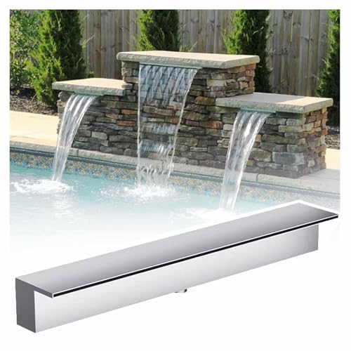 Tuyau ondulé pour bassins de jardin et kit déversoir fontaine cascade 24 pouces