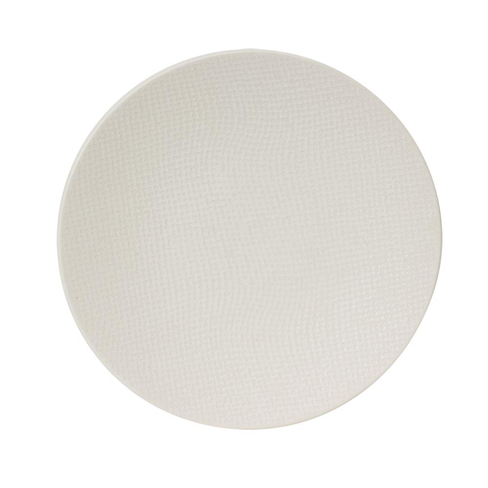 TABLE PASSION - Assiette à pain Vésuvio blanc 16 cm (lot de 6)