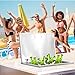 Drop in Ice Chest 304 Stainless Steel, 28x18x17 Inch Built-in Ice Cooler Bin with Drain, for Outdoor Kitchen Bar Counter Party Commercial Use