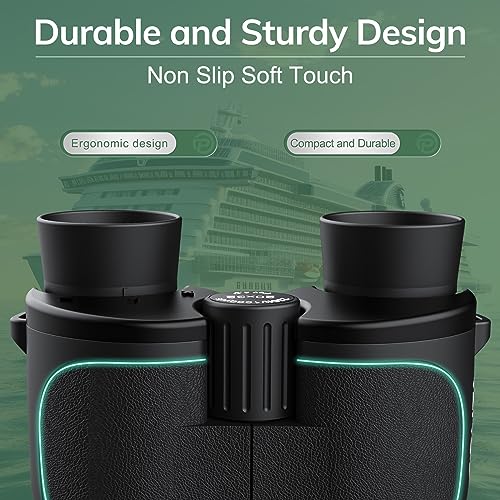 20x32 Compact Binoculars for Bird Watching - OPAITA High Powered Small Binoculars for Adults Kids with Low Light Vision for Hunting Cruise Trip Travel Concert Hiking - Image 6