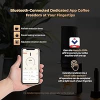 IKAPE KAPO K2 Pro Tragbare Espressomaschine mit Bluetooth-App-Verbindung und 58-mm-Siebträger bodenlos, elektrische Kaffeemaschine mit 20 Bar Druck, für Zuhause, Reisen und Camping – Ansicht 5