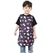 Plie Little Boys' Waterproof Sleeveless Art Smock Apron Medium Navy Animal