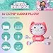 DreamWorks Gabby's Dollhouse DJ Catnip Bedding Super Soft Plush Cuddle Pillow Buddy, (Officially Licensed Product) by Franco