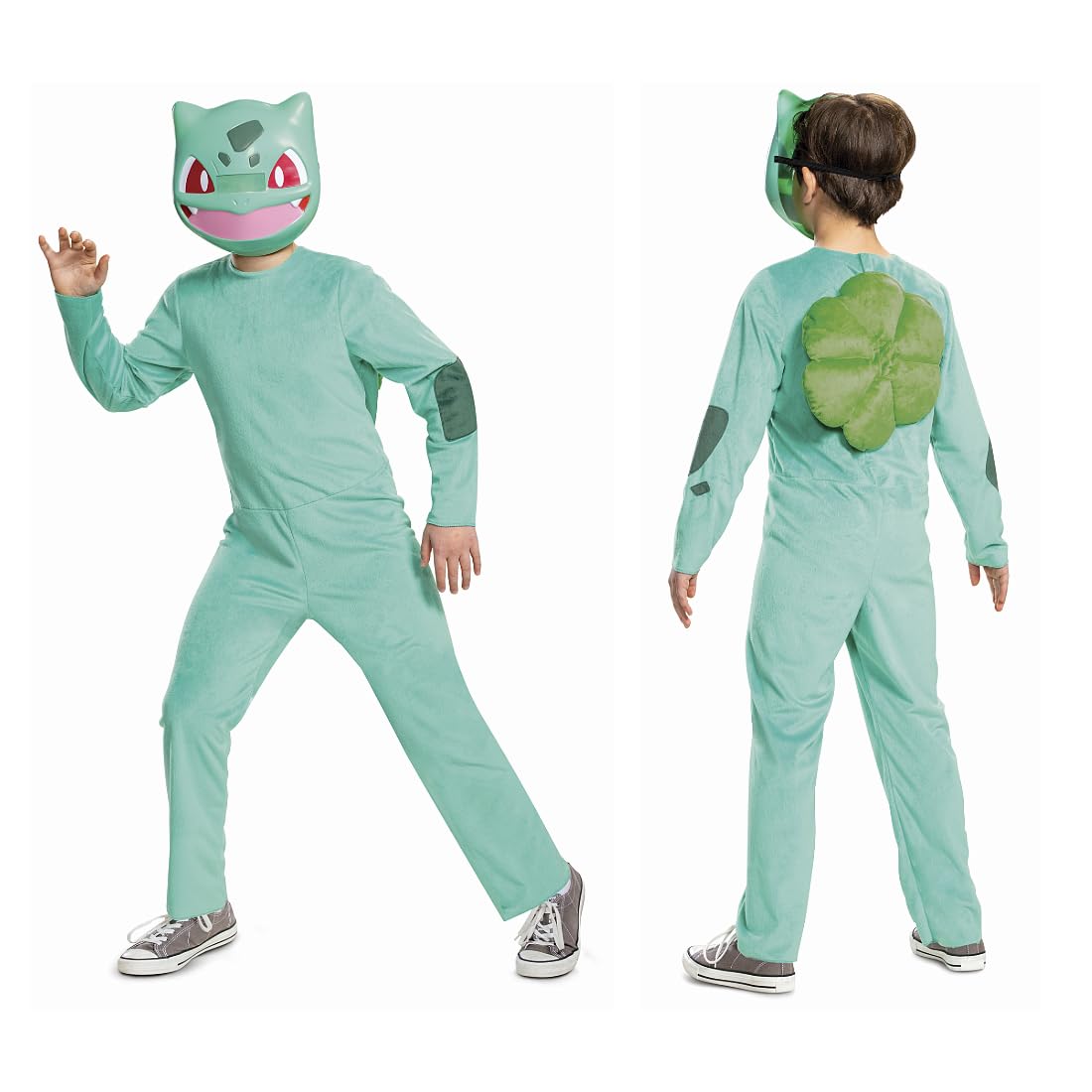 Pokemon Costume Bulbasaur for Kids, Children's Classic Character Outfit