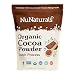 NuNaturals Premium Organic Dutch Processed Cocoa Powder for Baking, Non-GMO, Fair Trade Cocoa 76 Servings (1 lb)