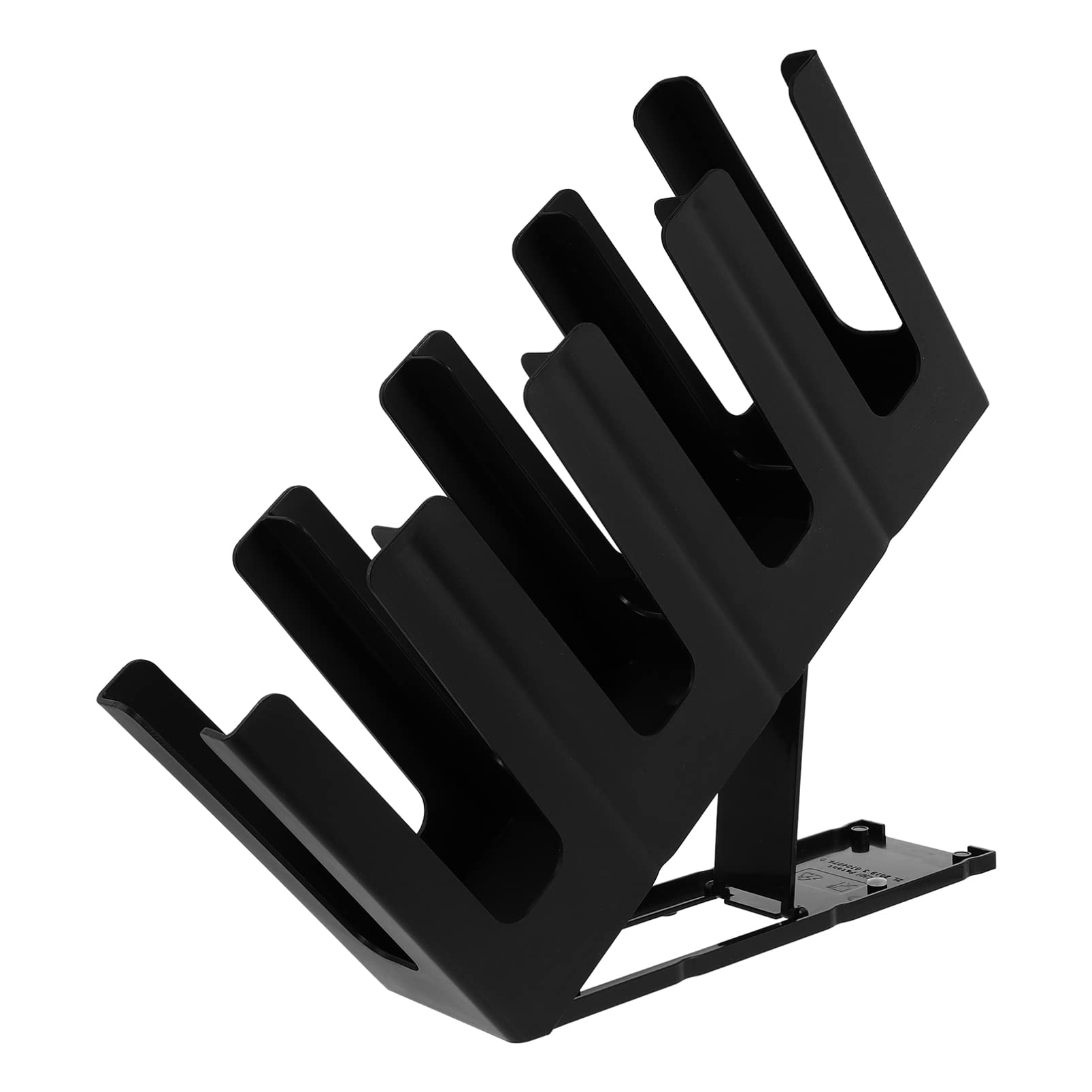 DOITOOL Beverage Cup and Lid Holder for Countertop 4 Compartments, Adjustable Angle Coffee Cup and Lid Storage Organizer Holder for Coffee Milk Tea Shop Restaurant Bar