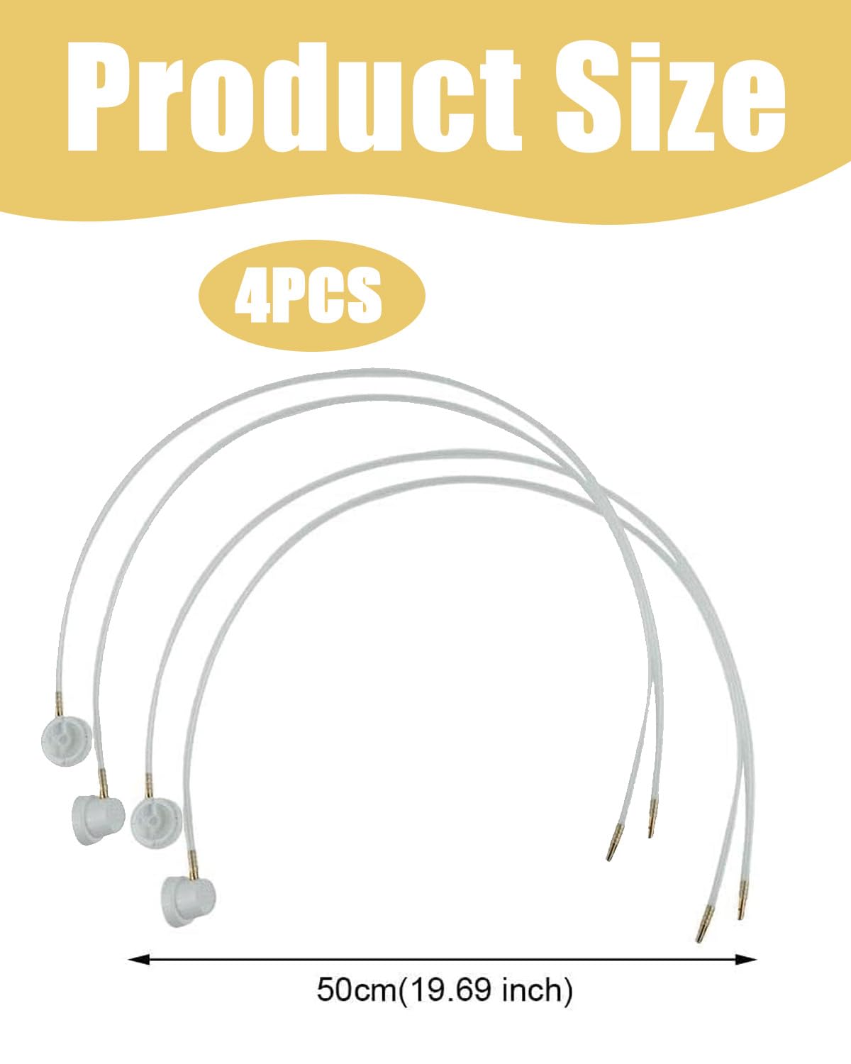 4 Pezzi Prolunga per Bombole Spray 50cm con Ugello - Accessorio Ideale per Pittura e Manutenzione, Soluzione Pratica per Spazi Stretti e Superfici Difficili da Raggiungere