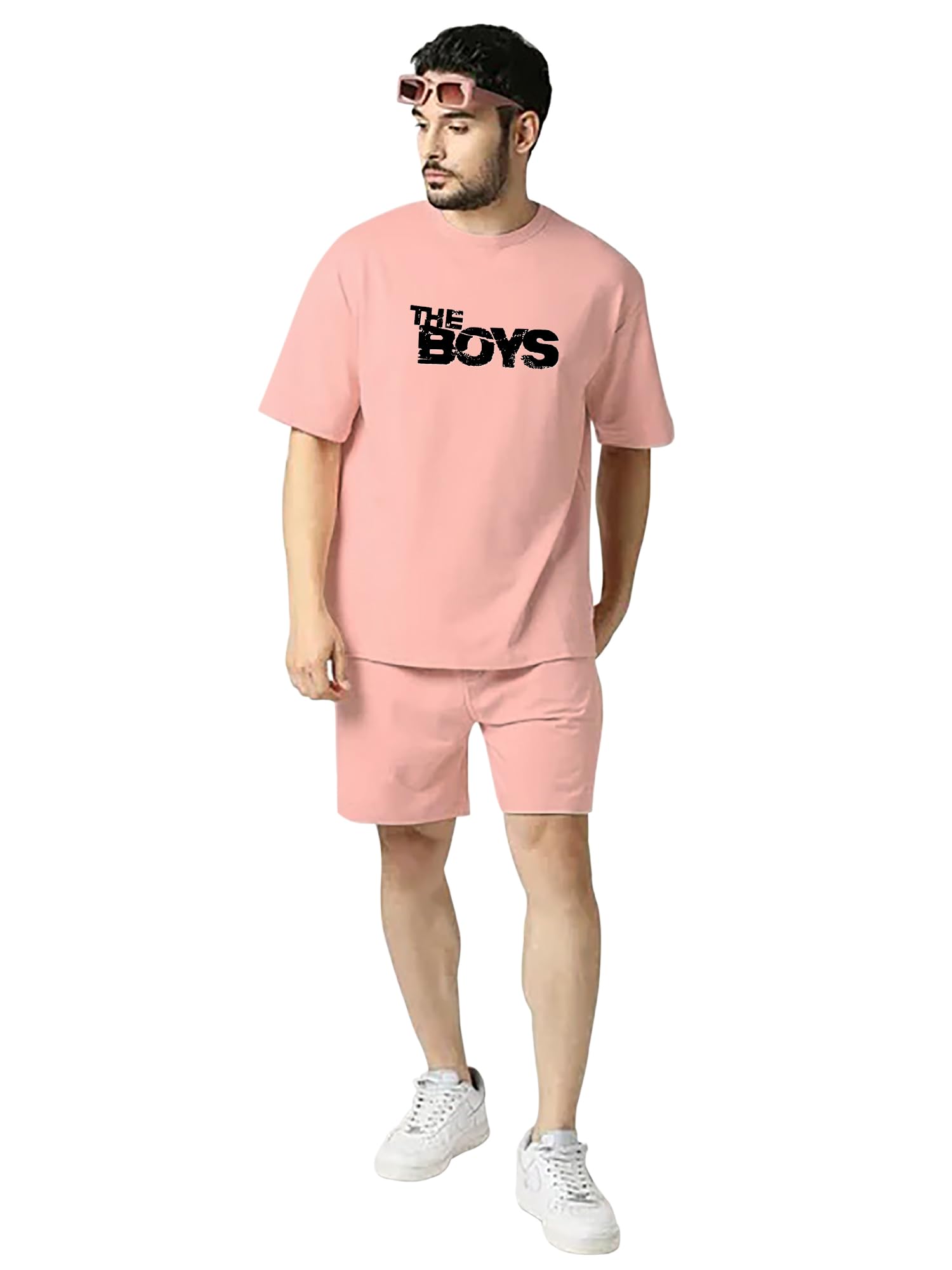 finivo fashion Men’s Night Suit | Men's Co-ord Set | Lounge-wear Nightdress Pajama Set | Summer Night Wear | Solid Plain Casual Pajama Shorts Set | Beach Wear-picture-19