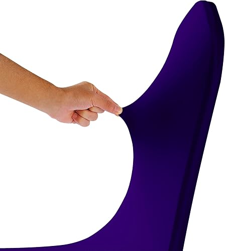 Vista 42 de Funda de elastano para silla, 12 unidades, fundas para silla, fundas para sillas de sala de estar, funda extraíble lavable y elástica para silla