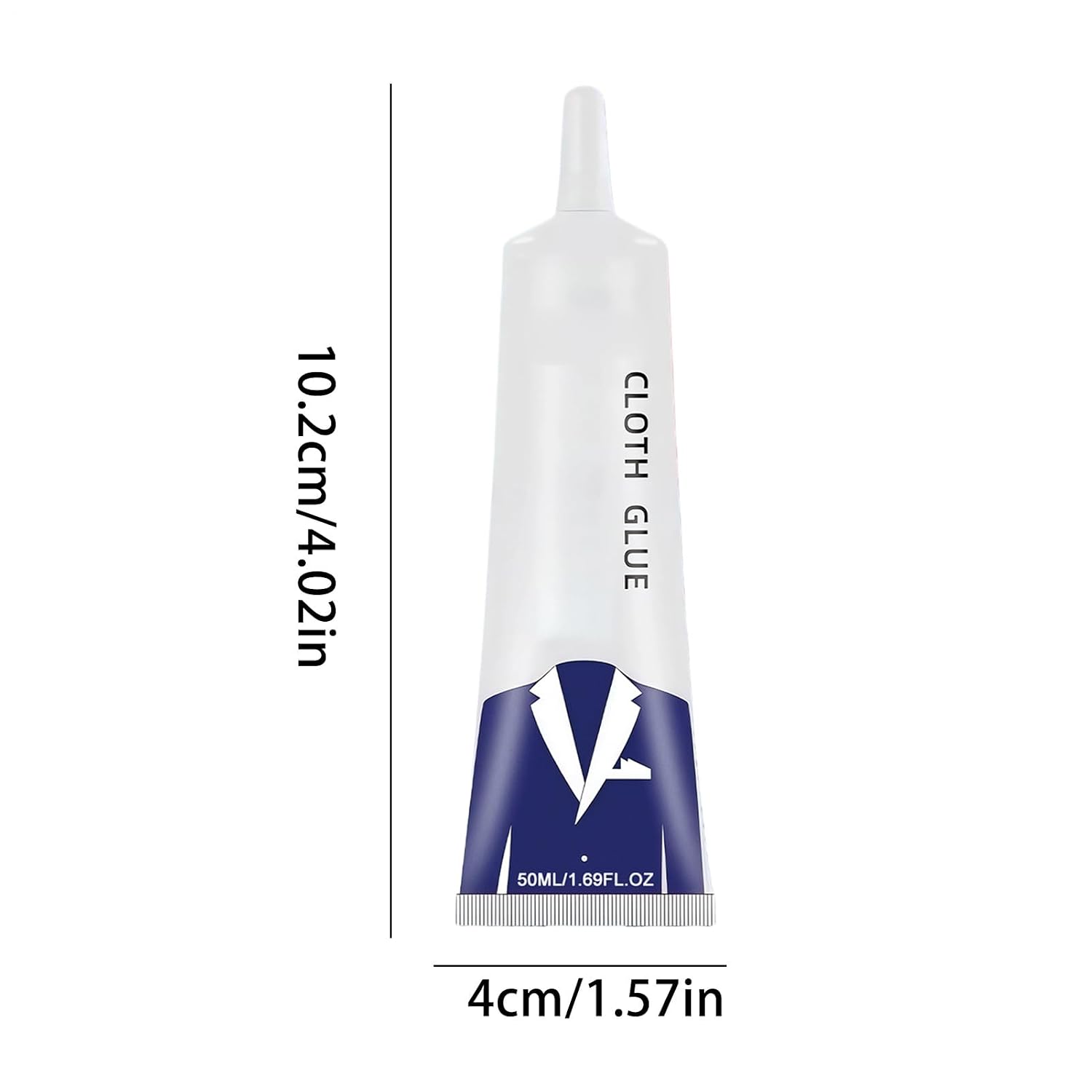 Clear Fabric Glue, Flexible Adhesive, 50ml Glue with Strong Bond, Shoe Repair Glues, Fabric Adhesive with Hold, Multi-Purpose Glues for Leather Patches Shoes Bags Use