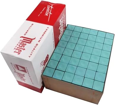 Master Chalk for Cue Tips, Billiard Balls, Set of 144 Real Triangular Snooker, Professional Pool Cue Chip Chalk, Anti-Slip Rubbing Powder, for Billiard Club Billiard Games, Billiard Table Gifts by lightgreendry