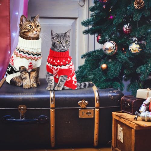 Pull de Noël pour chien et chat Rypet taille L lot de 2 - 3