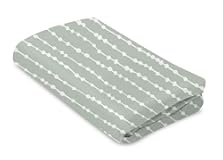 mamaRoo Sleep Waterproof Bassinet Sheet - Beads&comma; Sage