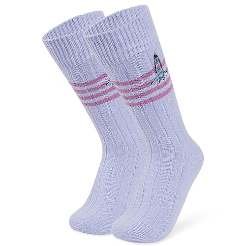 Disney Stitch Bed Socks for Women Teenagers Warm Baby Yoda Slipper Socks Non Slip One Size Stitch Gifts