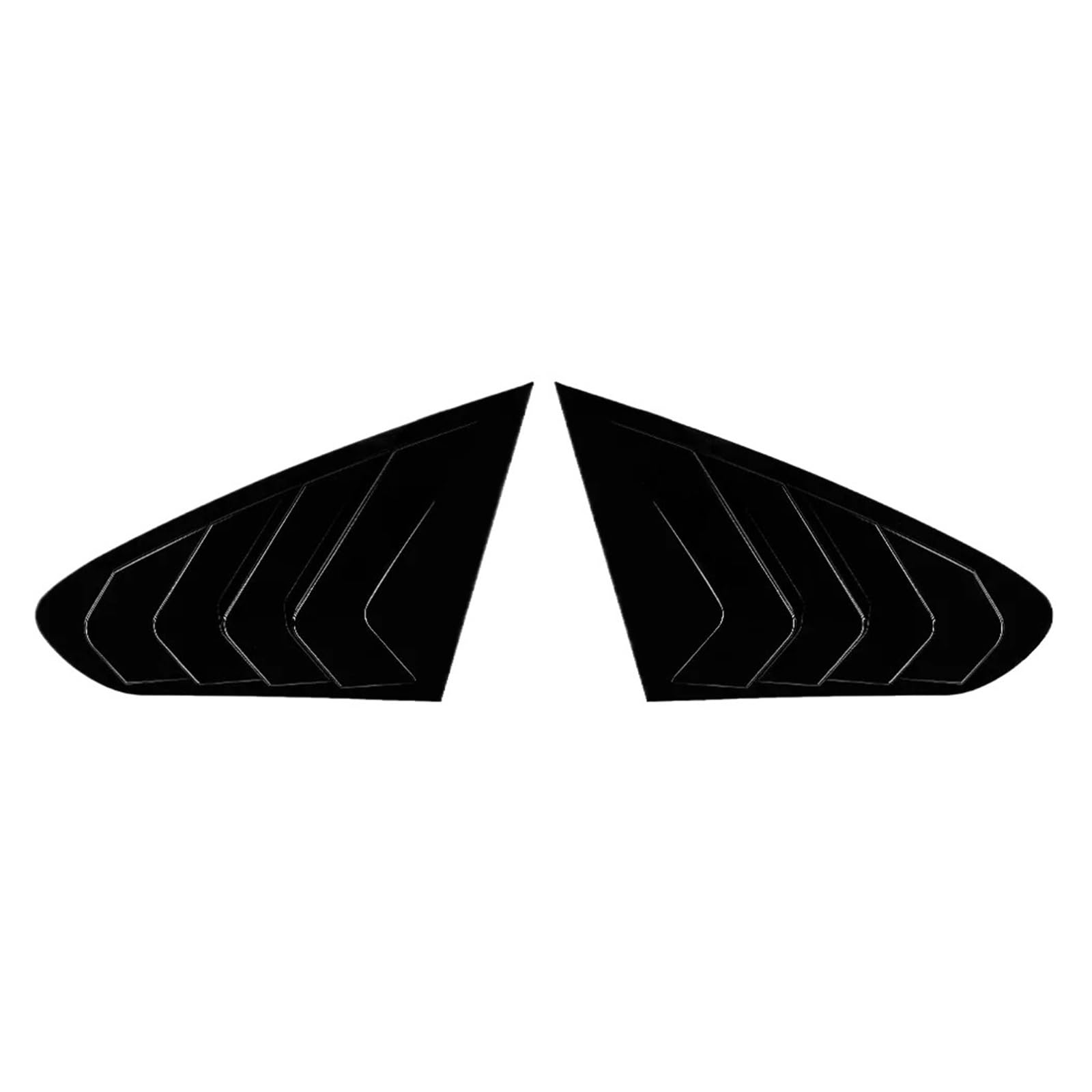 Pasuje do BMW serii 4 F36 2014-2020 Tylna szyba boczna kratka wentylacyjna żaluzja osłona żaluzji naklejka ozdobna akcesoria samochodowe(Glossy Black)