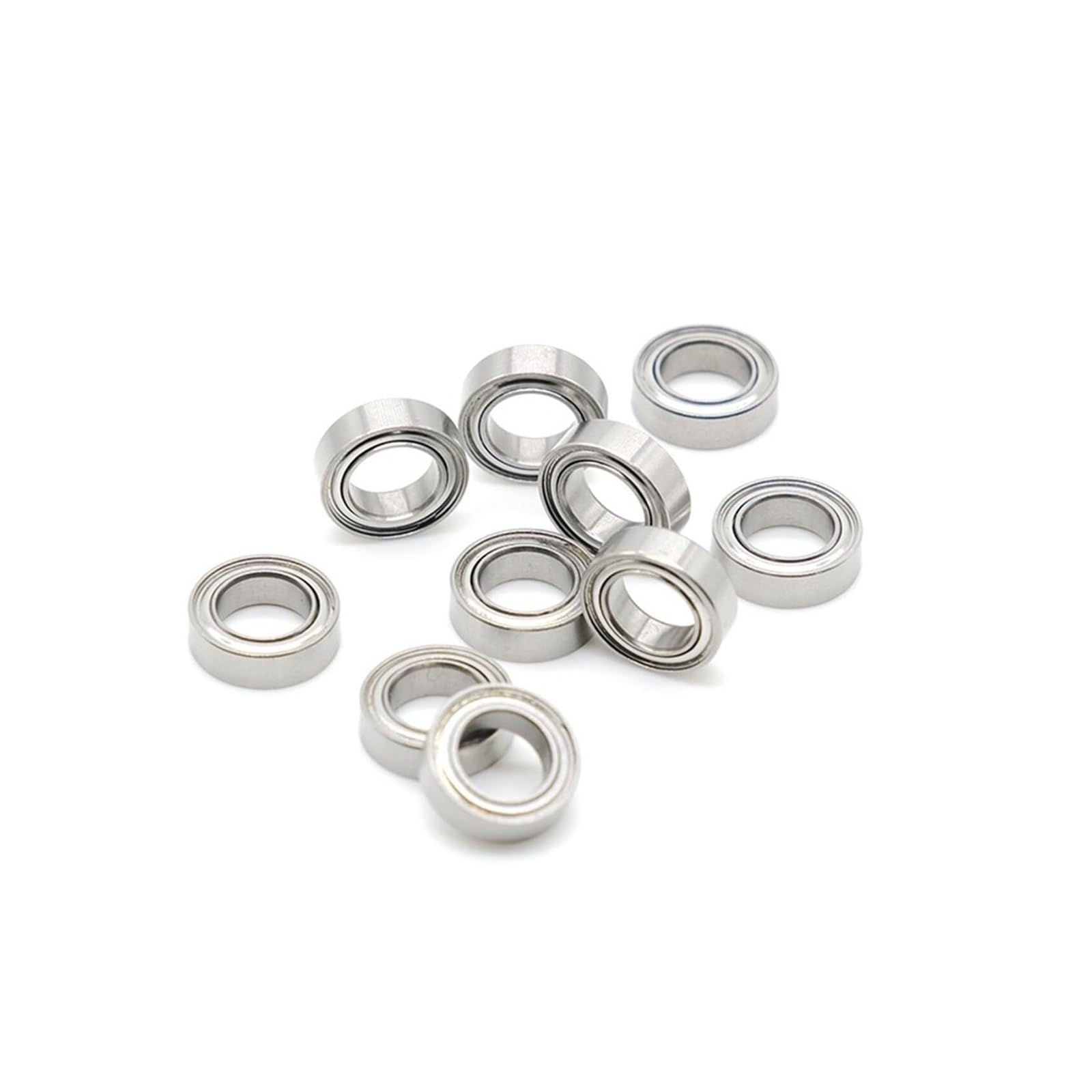 SMR106ZZ Rodamiento ABEC-7 10PCS 6x10x3 mm Acero inoxidable Miniatura Sello de metal Rodamientos bolas S MR106 ZZ 617/6 Lucky