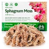 Inkashop Long Fiber Sphagnum Moss for Orchids and Carnivorous Plants 3.5oz