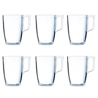 Luminarc - Set di 6 tazze da caffè in vetro, adatte per microonde 40 cl