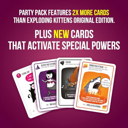 Image of Party Pack Board Game for 2 to 10 Players, Ages 7+, 15 Minutes to Play, 120 Card High Stakes Family and Adult Card Game