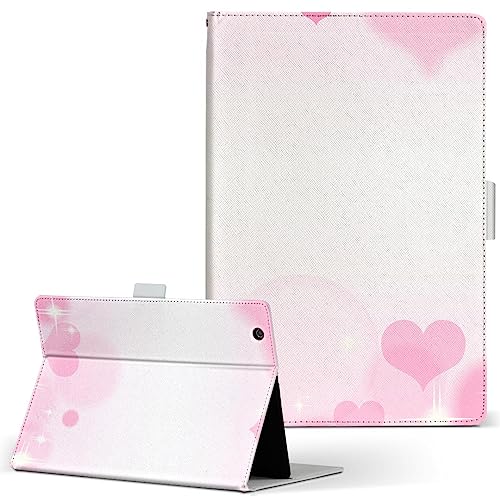 LAVIE Tab T8 T0855/KAS�ETAB08/H05 8.7�C���` �Ή� �蒠�^�^�u���b�g�P�[�X PU���U�[ �X�^���h�@�\ �J�[�h���[ ���ړ\��t���� �n�[�g �s���N �L���L�� 005206