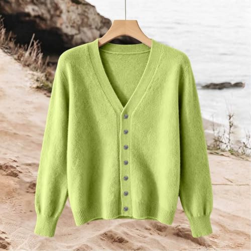 Cardigan Sweaters for Women V Neck Long Sleeve Knit Cardigans Shrug - image 3