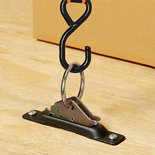 Trekassy E Track Tie-Down Rail Kits, 6 Pack 5Ft Galvanized Steel Horizontal E-Track Rails With 6 Steel O-Ring Anchors For Pickups, Trucks, Trailers, Vans #TOP5
