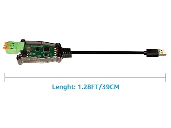DSD TECH SH-C30L USB to CAN Bus Adapter Base on Canable Support SocketCAN Cangaroo(39CM/1.28FT)