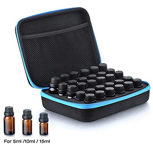 image for DHXYZZB Essential Oils Carrying Case Holds, 30 Bottles 5ml, 10ml, 15ml