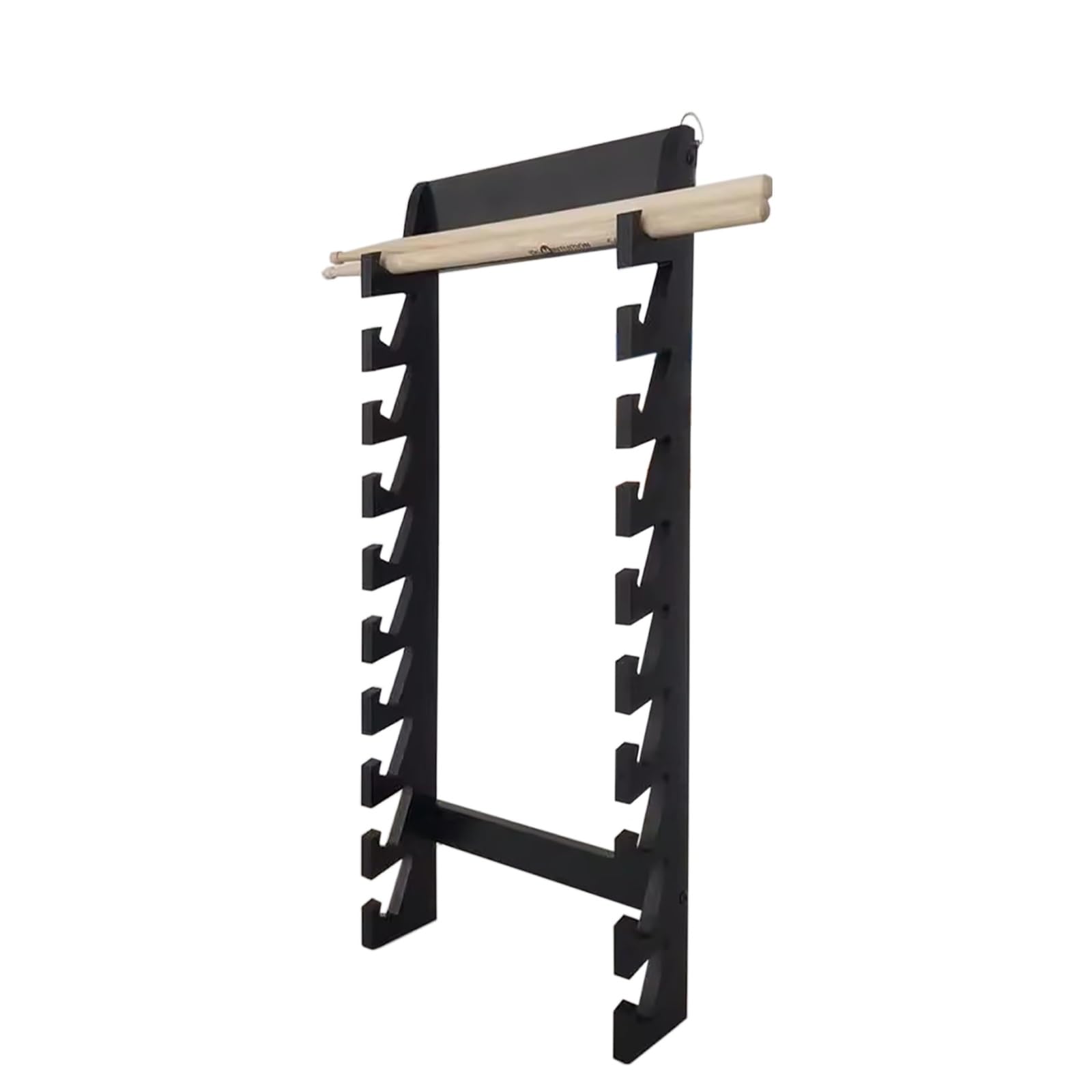 Drumstick Halter Wandhalterung, Holz Drum Stick Display für 10 Paar Drumsticks, Drumstick Collection Zubehör, Zauberstab Ständer Wand, Geschenke für Schlagzeuger