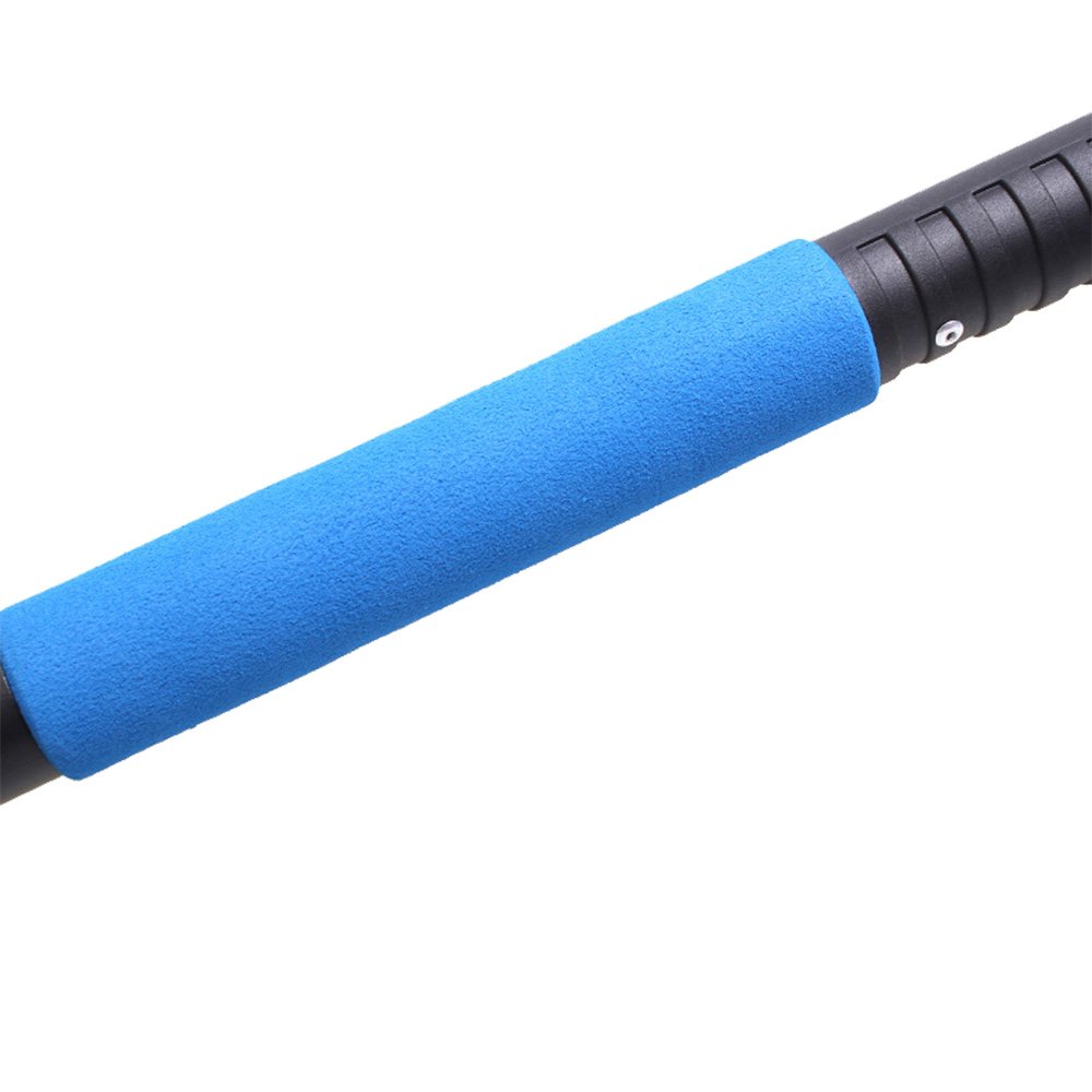 24 Inch Car Snow Brush with Foam Grip with Ice Scraper, Blue