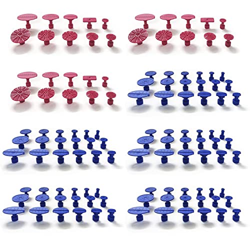 CYGOODS 120 Teile/Set Lackfreie Schadensentfernungszubehör für Autos, Laschen zum Entfernen des Dellenziehers für automatische Reparaturwerkzeuge