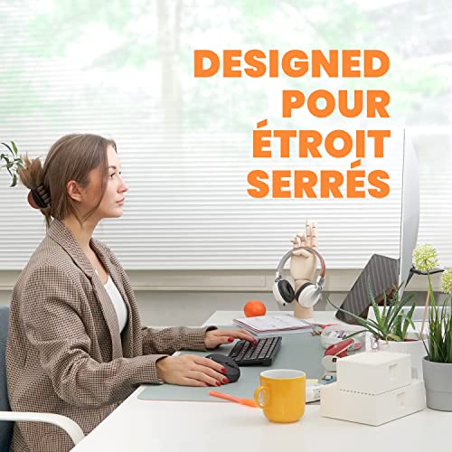 Mini clavier sans fil AZERTY Perixx PERIBOARD-732 touches ciseaux rétro-éclairé - 3