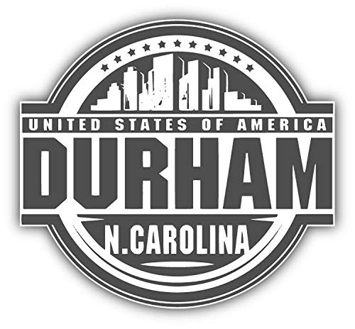 Durham City USA Label Round Metal 0.75" Lapel Pin Hat Shirt Pin Tie Tack Pinback2