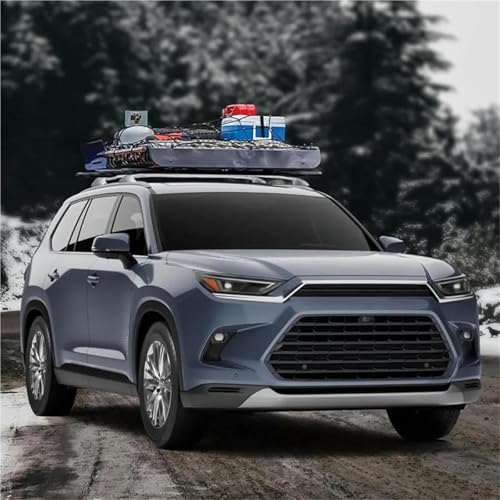 Techo baca coche 2 barras transversales aluminio Toyota Grand Highlander 2025 4