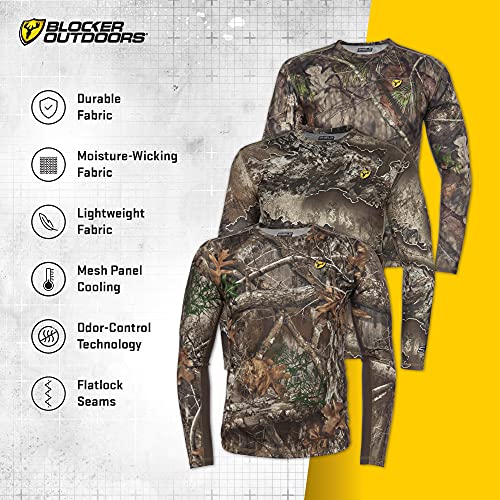 Scent Blocker Shield Series Angatec Performance Shirt, Hunting Clothes For Men (Rt Edge, Small) #TOP3