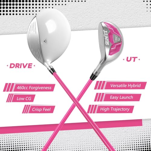 7-Piece Women's Golf Set Pink