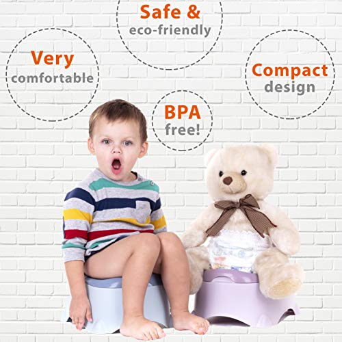 BISOO Plaspotje - Kinder Potje - Kinderpot - Baby's +2 jaar - Voor Meisjes en Jongens - Compact en Draagbaar Toilet… - Afbeelding 4