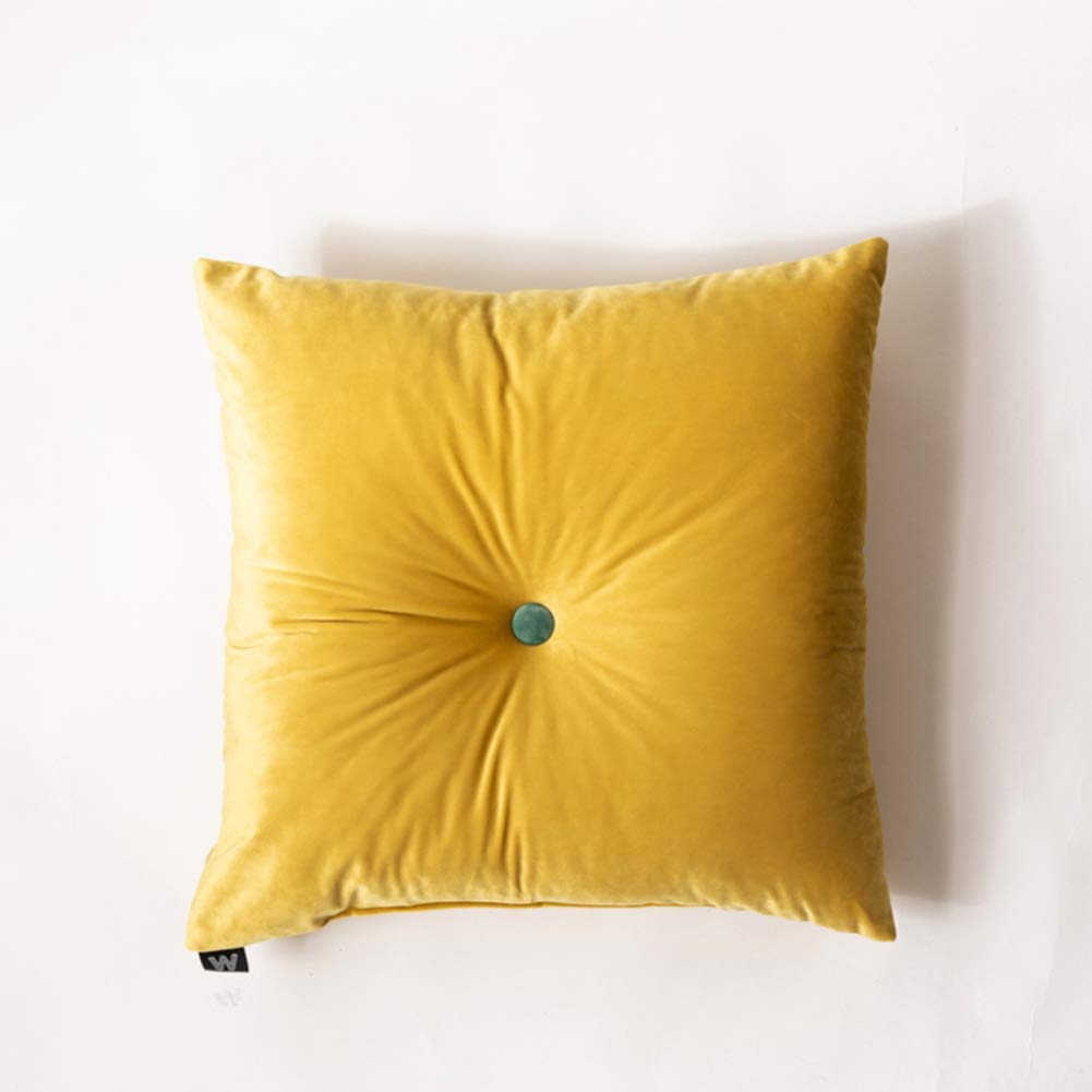 Futon de sol rond velours épais 50x50cm pour assise de bureau