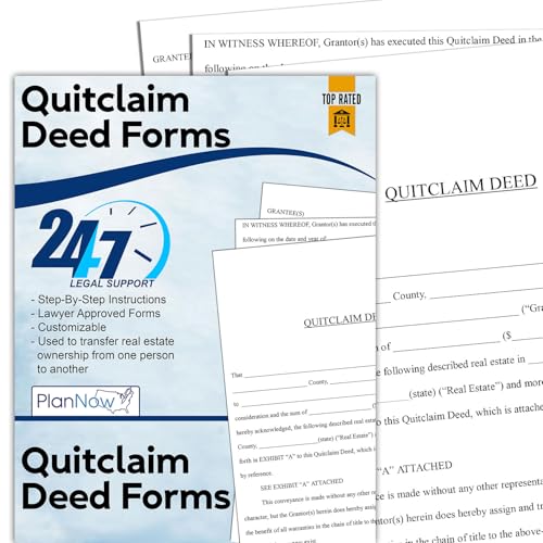 Quitclaim Deed Form - Legal Documents Forms Transfer Claims to Pr...