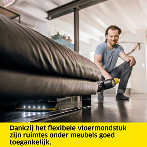 Kärcher handstofzuiger VC 6 Cordless ourFamily, 2 zuigstanden, accuduur: tot 50 min, Gewicht: 2,8 kg, 25,2 V accu, wandhouder met oplaadfunctie, vloer- en spleetmondstuk, stofborstel - Image 6