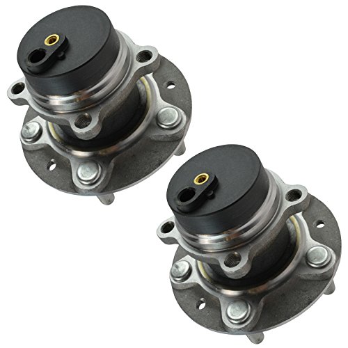 Image of TRQ 2 Piece Front Passenger Side Driver & Passenger Side Wheel Bearing & Hub Assembly Set Compatible with 2009-2011 Mazda RX-8