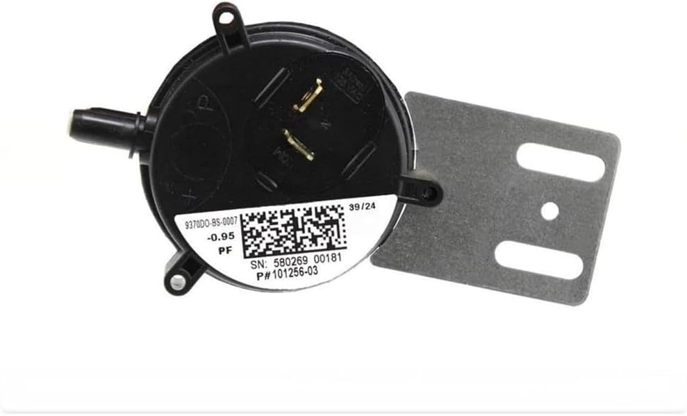 IS20218-5263 Air Pressure Switch - for Honeywell Furnace Heating, Cooling 56M05 56M0501 51W91 51W9101 9370DO-BS-0007 101256-03 - Furnace Pressure Switch - 0.95" WC