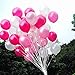 72 Pcs/Lot 12'' Pearlized Latex Balloons Thickening Pink & White&Red Rose balloons 2.8G For Party Decoration