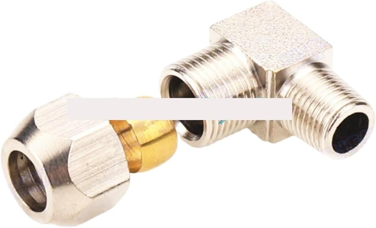 1pcs Pneumatic fittings Male Thread Elbow Brass Fit 4 6 8 10 12mm OD Tube Coupler Adapter Connector(Tube 12mm to 02)