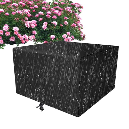 Funda para muebles de exterior – Gran escudo resistente al viento Oxford de 200 cm, protección de terraza ajustable, cubierta exterior resistente, cubierta de muebles resistente al agua, equipamiento