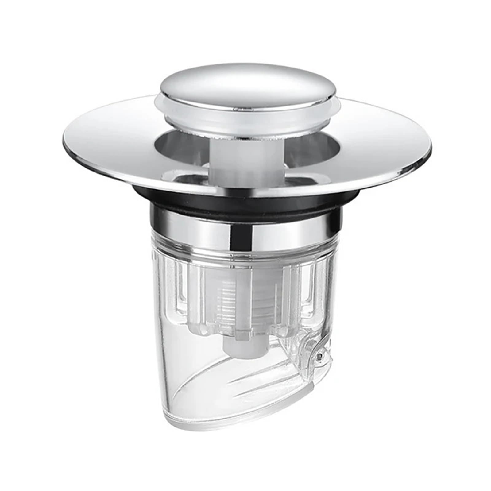 Universal Washbasin Press Type Drainage Filter Sink Sewer Kitchen Bathtub Plug ShowerPlug Bathroom Tool For Bathtub