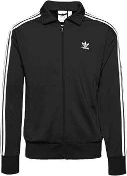 Adidas Men Firebird Track Top - Black, Large